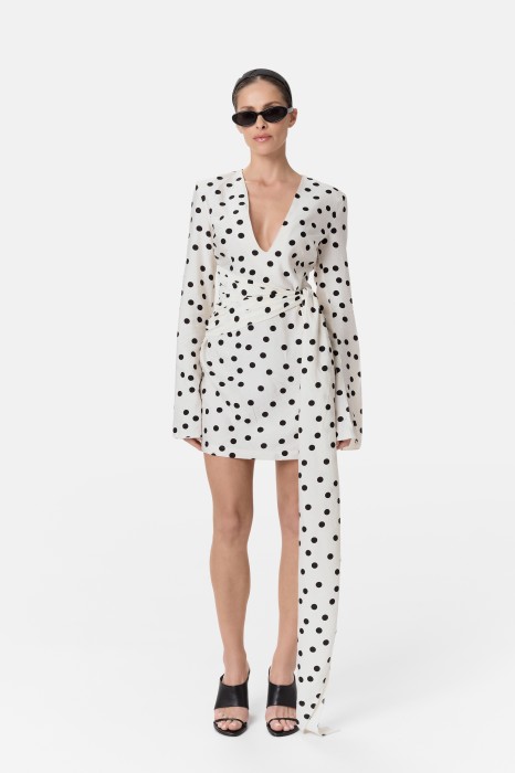 SUKIENKA DOTTIE ECRU