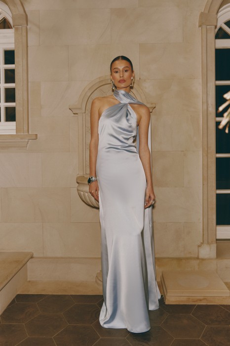 SUKIENKA CHERIE BLUE MAXI