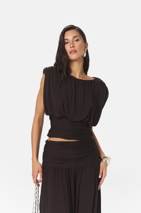 TOP RAVELLO BROWN