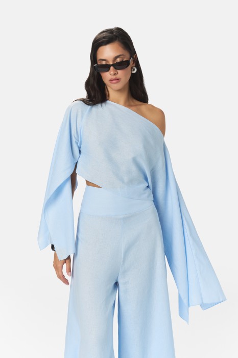 TOP CORINNE BLUE 