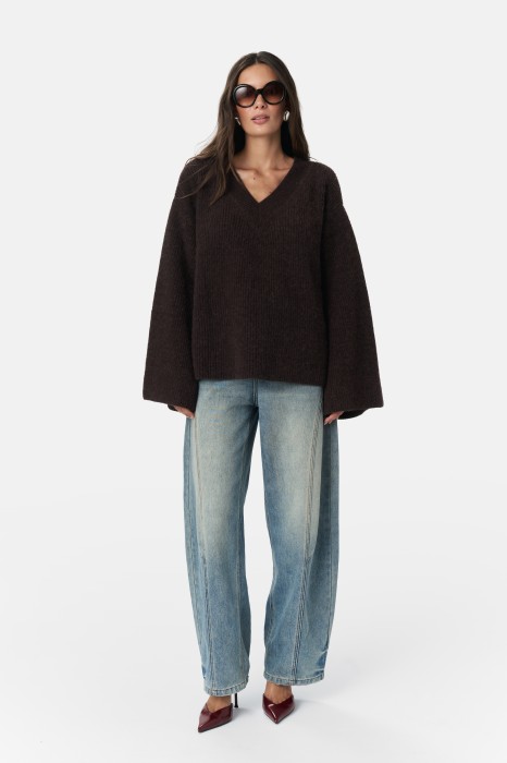 SWETER RUE BROWN