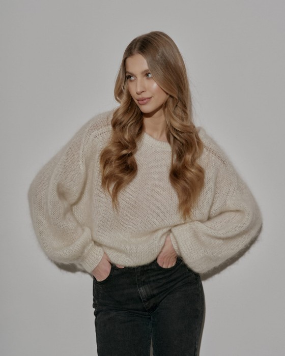 Sweter Neli Ecru